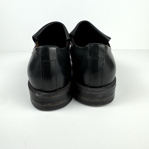 A.S. 98 Italian Leather Studded Women's Handcrafted Loafers, Sz. EU 37, US 7 - Picture 5 of 11